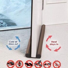 Lot de 3 Doubles Boudins Pare-Vent Sous Porte – Anti Courants d’Air & Isolation Thermique – Image 1