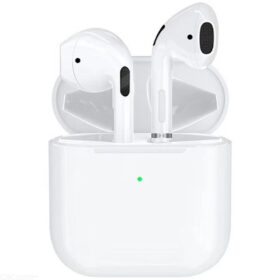 Écouteurs Sans Fil Pro5 Mini – Bluetooth Universel – Blanc – Boîtier de Recharge Inclus – Image 2