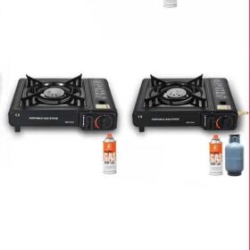 Réchaud à Gaz Portable à Cassette – Brûleur Simple – Usage Extérieur & Intérieur – 1,2 kg – Noir – Image 6