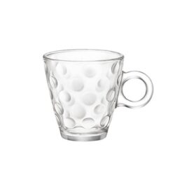 Lot de 6 Verres Café Touba – Design Traditionnel – Coloris Blanc