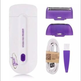 Épilateur Électrique Rechargeable – Rasoir Femme Multifonction Sans Douleur – Corps & Visage – USB – Image 3