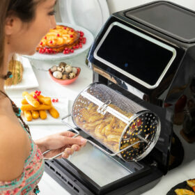 Friteuse à Air Noir 1800 W 12 L Acier inoxydable (Reconditionné B) – Image 10