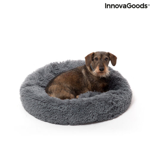 Lit pour Animaux de Compagnie Antistress Bepess InnovaGoods Ø 60 cm Lit pour Animaux de Compagnie Antistress Bepess InnovaGoods Ø 60 cm