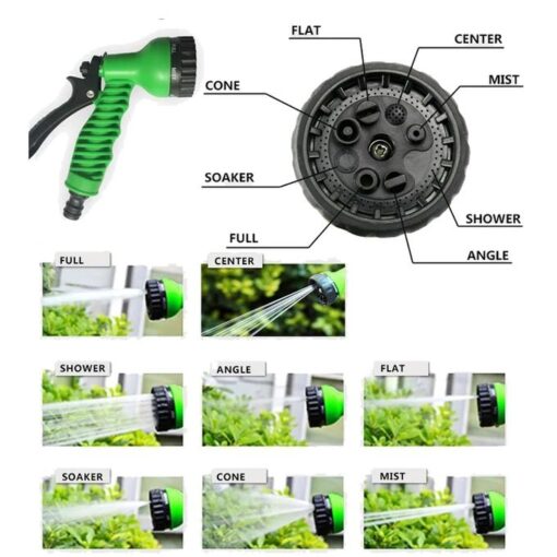 Tuyau d'arrosage extensible, pour jardinage - 22,5 Mètres / 75 FT Tuyau d'arrosage extensible, pour jardinage - 22,5 Mètres / 75 FT