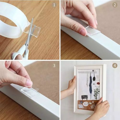Rouleau de Colle Nano Adhésive Double Face – 3M x 30mm x 2mm | Réutilisable & Ultra Résistante Rouleau de Colle Nano Adhésive Double Face – 3M x 30mm x 2mm | Réutilisable & Ultra Résistante
