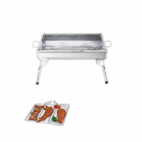 Barbecue au Charbon en Acier Inoxydable