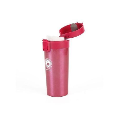 Thermos Mug Isotherme 24h – Acier Inoxydable 350ml – Étanche, Antidérapant & Résistant – Rose Fuchsia