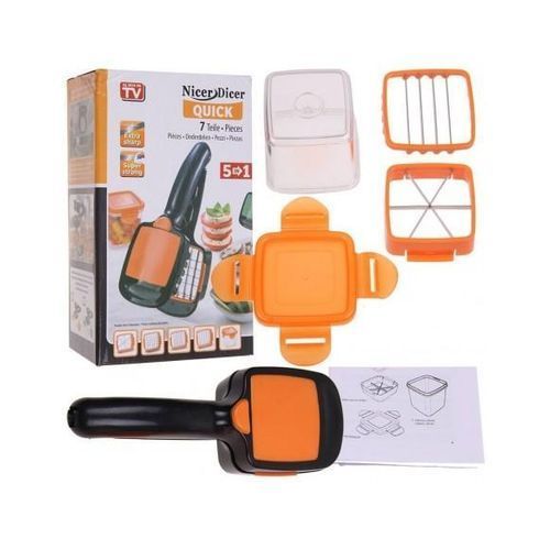 TV Nicer Dicer Trancheuse Multifonctions 5 en 1 – Kick – Vert TV Nicer Dicer Trancheuse Multifonctions 5 en 1 – Kick – Vert