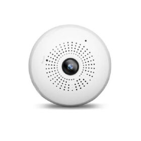 Caméra de Surveillance 360° WiFi intégrée dans Ampoule LED – Vision Panoramique – Couleur Blanc – Image 6