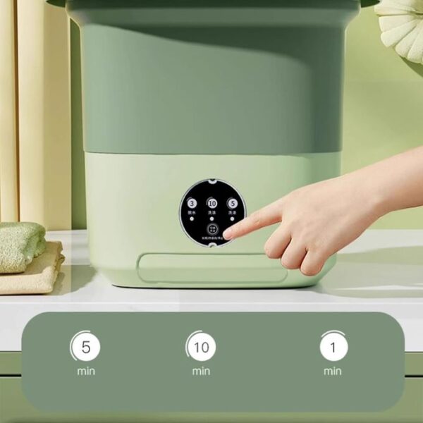 Mini Machine à Laver Semi-Automatique – 4 Kg – Faible Consommation – Compacte et Silencieuse