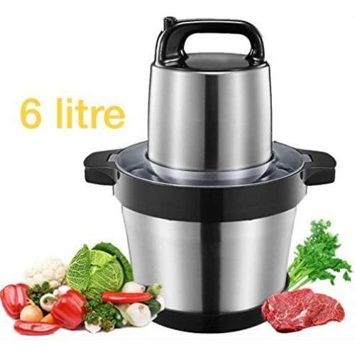 Hachoir à Viande Électrique 6L – Acier Inoxydable – Fonction Saucisse & Multifonction Hachoir à Viande Électrique 6L – Acier Inoxydable – Fonction Saucisse & Multifonction