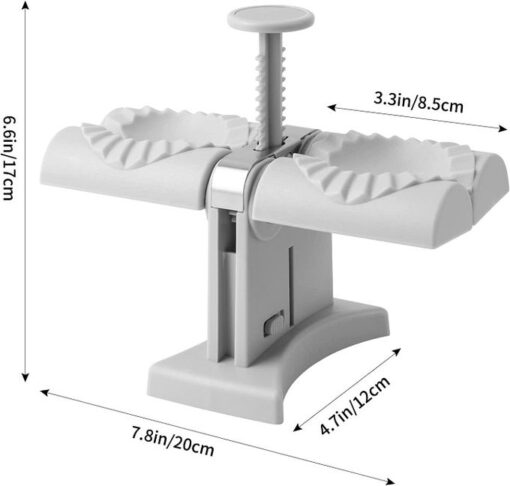 Moule à Ravioli Automatique Double Tête – Acier Inoxydable 304 – Presse à Dumplings Facile et Rapide Moule à Ravioli Automatique Double Tête – Acier Inoxydable 304 – Presse à Dumplings Facile et Rapide