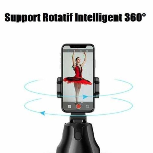 Support Smartphone Intelligent 360° – Suivi Automatique de Visage & Objets Support Smartphone Intelligent 360° – Suivi Automatique de Visage & Objets