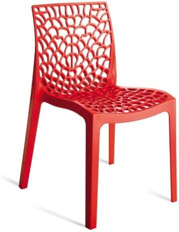 Chaise Empilable en Plastique – Rose – Design Moderne – Intérieur & Extérieur – Prête à l'emploi – Garantie 6 Mois Chaise Empilable en Plastique – Rose – Design Moderne – Intérieur & Extérieur – Prête à l'emploi – Garantie 6 Mois