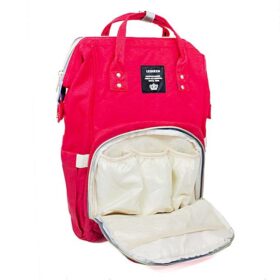 Sac de Rangement pour Bébé – Grande Capacité – Multifonction – Couleur Rouge