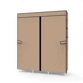Armoire Penderie 3 Battants – 130x45x175 cm – Rangement Spacieux et Pratique pour Chambre ou Dressing – Image 3