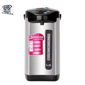 Bouilloire Électrique Thermos en Inox 6,8 Litres – 220V – Grande Capacité pour Collectivités