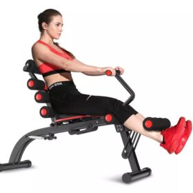 Machine Abdominale Polyvalente Elliptique – Appareil de Fitness pour Abdos & Corps Complet – Noir – Image 1