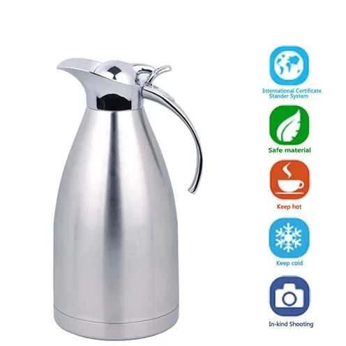 Thermos Isotherme 2L – Théière/Thermos à Café avec Couvercle – Maintien au Chaud 10h / Froid 9h – Style Moderne Thermos Isotherme 2L – Théière/Thermos à Café avec Couvercle – Maintien au Chaud 10h / Froid 9h – Style Moderne