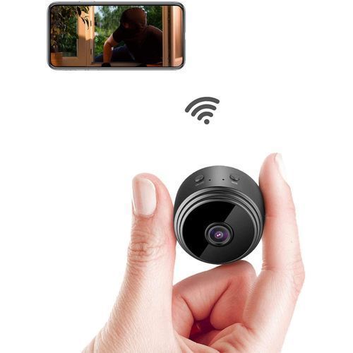 Mini Caméra Cachée WiFi HD 1080P – Vision Nocturne, Détection de Mouvement, Batterie Intégrée Mini Caméra Cachée WiFi HD 1080P – Vision Nocturne, Détection de Mouvement, Batterie Intégrée