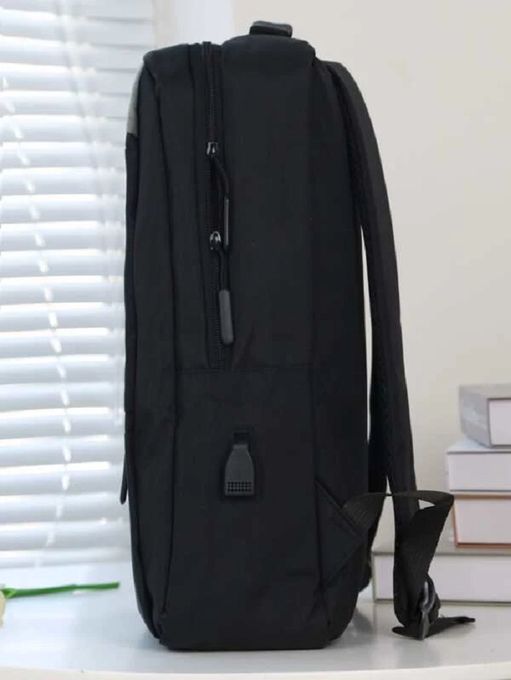 Sac à Dos Ordinateur 15 Pouces – Avec Port USB – Noir & Gris – Confort et Sécurité Sac à Dos Ordinateur 15 Pouces – Avec Port USB – Noir & Gris – Confort et Sécurité