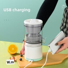 Presse-Agrumes Électrique Portable – Sans Fil – USB Rechargeable – 45W – Pour Oranges, Citrons, Fruits & Légumes – Image 4