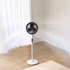 Ventilateur de Circulation d’Air Domestique – Télécommande – Tête Oscillante – 3 Vitesses – 40W – Airflux – Blanc – Image 7