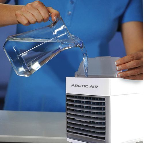 Mini Air Cooler Portable à Eau – Ventilateur de Refroidissement 3 en 1 – Blanc et Compact Mini Air Cooler Portable à Eau – Ventilateur de Refroidissement 3 en 1 – Blanc et Compact