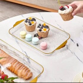 Panier de Présentation avec Couvercle – Présentoir à Pain, Fruits et Gâteaux – Transparent – Multi-Usages – Image 3