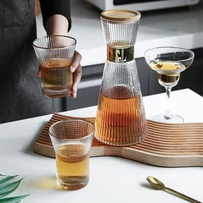 Ensemble de Bols en Verre – 5 Pièces – Saladier Transparent Élégant pour Préparations et Service Ensemble de Bols en Verre – 5 Pièces – Saladier Transparent Élégant pour Préparations et Service