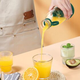 Mini Mixeur Portable 350ML – Presse-Fruits Électrique Rechargeable – Smoothies & Jus Frais – USB – 3 Couleurs