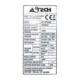 Climatiseur mobile Astech 12PON - 12000 BTU – Image 8