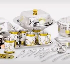 Service de Vaisselle 36 Pièces Spécial Iftar Ramadan – Élégant & Complet pour 6 Personnes – Image 2