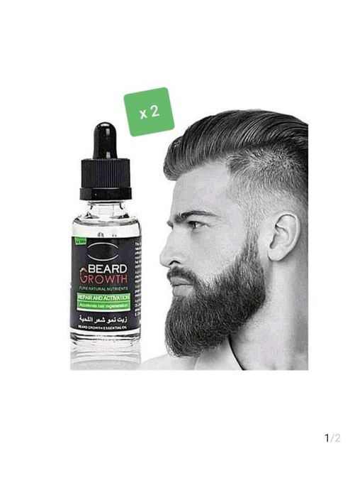 Lot de 2 Huiles Pousse Barbe – Croissance & Densité – 2 x 30 ml Lot de 2 Huiles Pousse Barbe – Croissance & Densité – 2 x 30 ml
