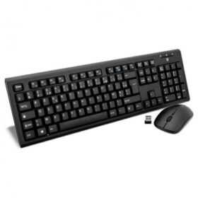 Ensemble Clavier + Souris Sans Fil 2.4GHz – Connexion Automatique – Noir – Compatible Windows & Android