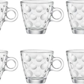 Lot de 6 Verres Café Touba – Design Traditionnel – Coloris Blanc – Image 3