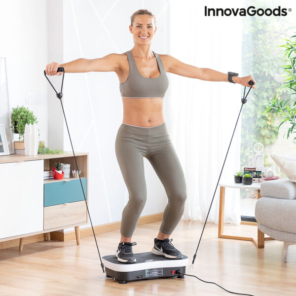 Plate-forme d'Entraînement par Vibrations avec Accessoires et Guide d'Exercices Vybeform InnovaGoods VYBEFORM Model (Recondition Plate-forme d'Entraînement par Vibrations avec Accessoires et Guide d'Exercices Vybeform InnovaGoods VYBEFORM Model (Recondition
