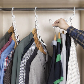 Organisateur de Cintre pour 40 Vêtements Plusrobe InnovaGoods 24 Pièces – Image 1