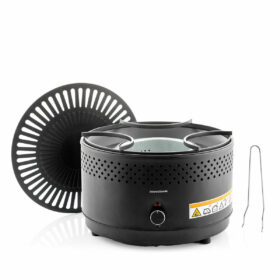 Barbecue Charbon de Bois sans Fumée Portable InnovaGoods Fer (Reconditionné A)