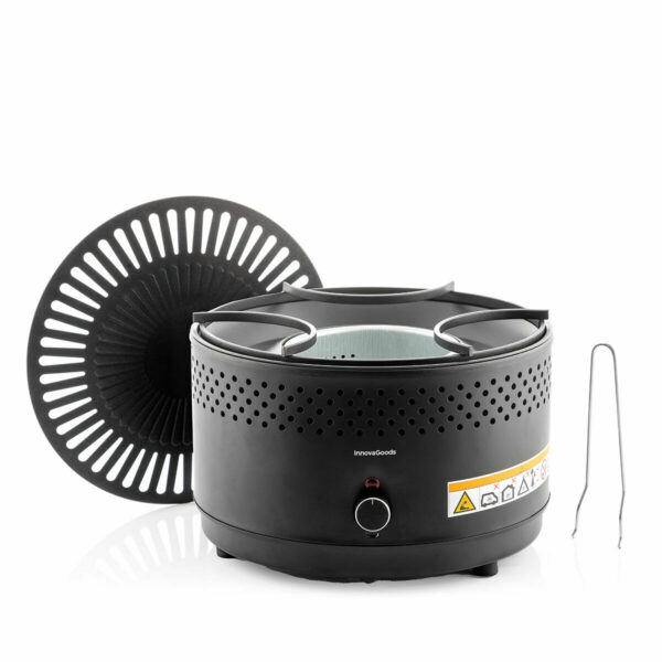 Barbecue Charbon de Bois sans Fumée Portable InnovaGoods Fer (Reconditionné A) Barbecue Charbon de Bois sans Fumée Portable InnovaGoods Fer (Reconditionné A)