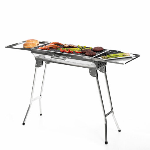 Barbecue au Charbon de Bois Pliable en Acier Inoxydable inoxydable (Reconditionné A) Barbecue au Charbon de Bois Pliable en Acier Inoxydable inoxydable (Reconditionné A)