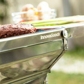 Barbecue au Charbon de Bois Pliable en Acier Inoxydable inoxydable (Reconditionné A) – Image 19