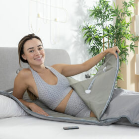 Couverture de Sauna à Chaleur Infrarouge Lointain Bedna InnovaGoods Gris (Reconditionné A) – Image 6