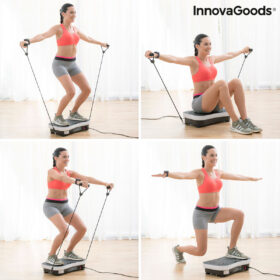 Plate-forme d'Entraînement par Vibrations avec Accessoires et Guide d'Exercices Vybeform InnovaGoods VYBEFORM Model (Recondition – Image 6