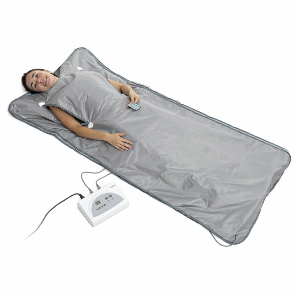 Couverture de Sauna à Chaleur Infrarouge Lointain Bedna InnovaGoods Gris (Reconditionné A) Couverture de Sauna à Chaleur Infrarouge Lointain Bedna InnovaGoods Gris (Reconditionné A)