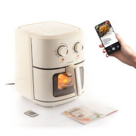 Friteuse à Air Vynner Pro 6500 Crème 1700 W 6,5 L Acier inoxydable – Image 8