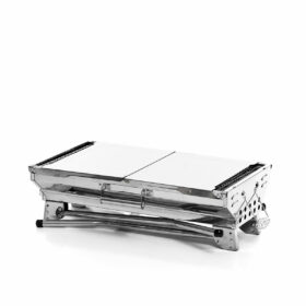 Barbecue au Charbon de Bois Pliable en Acier Inoxydable inoxydable (Reconditionné A) – Image 12
