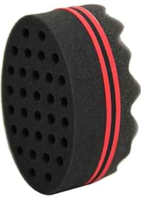 Éponge Boucle Cheveux Afro – Brosse Twist Double Face pour Boucles et Twists Définis