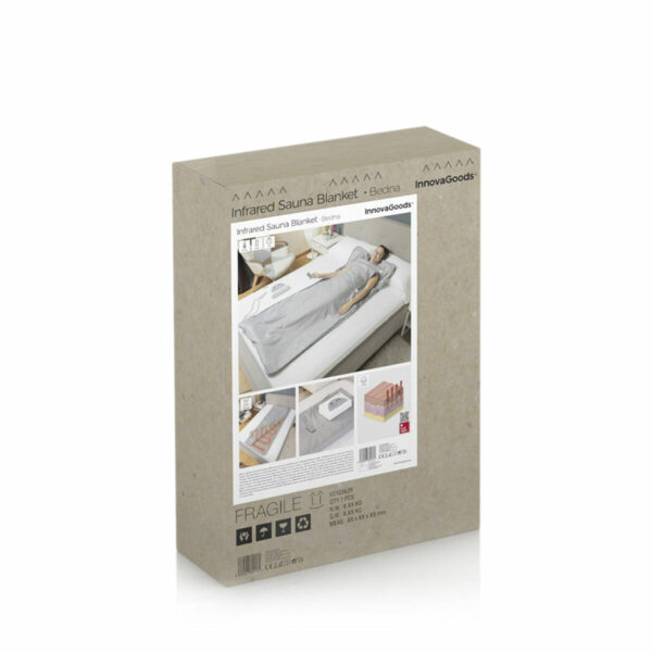 Couverture de Sauna à Chaleur Infrarouge Lointain Bedna InnovaGoods Gris (Reconditionné A) Couverture de Sauna à Chaleur Infrarouge Lointain Bedna InnovaGoods Gris (Reconditionné A)