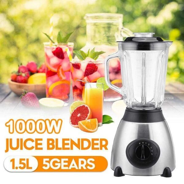 RAF Mixeur Blender Multifonction 1000W – Fruits, Légumes & Épices – Acier Inoxydable, 1.5L RAF Mixeur Blender Multifonction 1000W – Fruits, Légumes & Épices – Acier Inoxydable, 1.5L